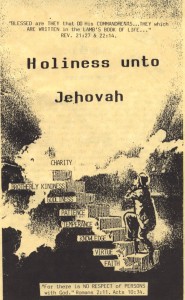 Holinessunto Jehovah